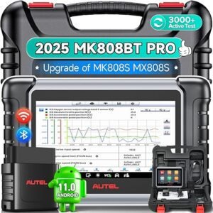 Autel Scanner MaxiCOM MK808BT PRO, 2025 2.0 Full Bidirectional Diagnostic Tool as MK900 MX900 MK900BT, Pro Ver. of MK808S MX808S, 3000+ Test, 28+...