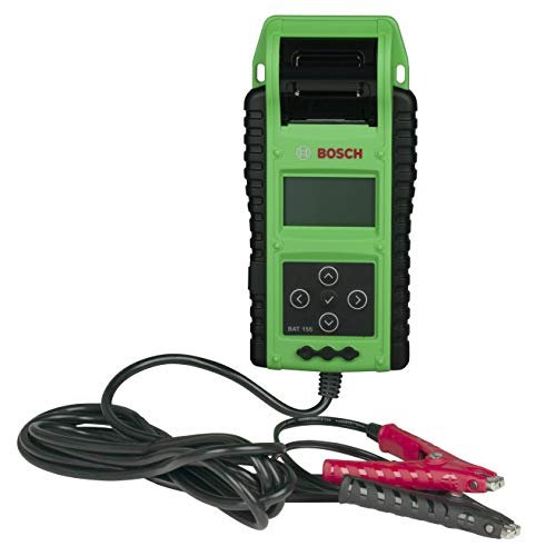 Bosch BAT155 Heavy Duty Battery Tester with Integrated Printer - Use with 6V and 12V Batteries, 12V and 24V Charging Systems, Large - Image 2
