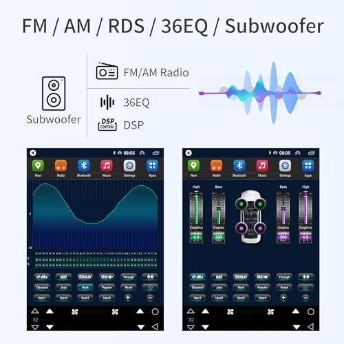 Car Radio for Ford Fusion Mondeo 2013-2018 Stereo Replacment Android 11 with Wireless CarPlay & Android Auto 12.1" Touch Screen GPS... - Image 5