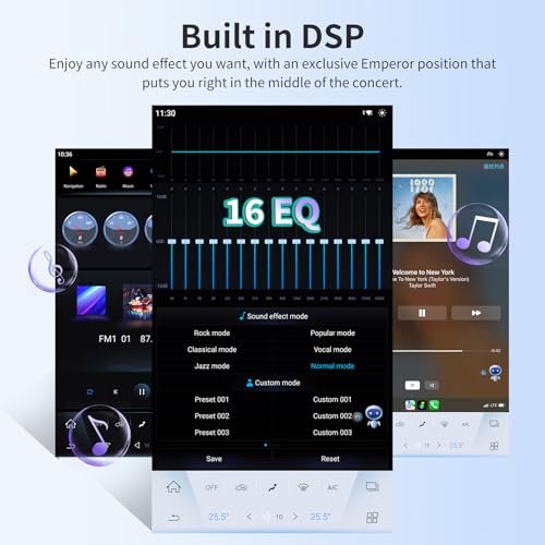 Car Stereo Radio for Chevrolet Camaro 2010 2011 2012 2013 2014 2015 Radio Upgrade 12.1 Inch Touch Screen with Carplay & Android Auto SWC DSP 4G... - Image 6