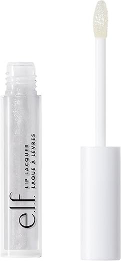 e.l.f. Lip Lacquer, Moisturizing, Shiny, Non-Sticky, Long Lasting, Provides Maximum Color, Glides On, Bubbles, 0.08 Fl Oz