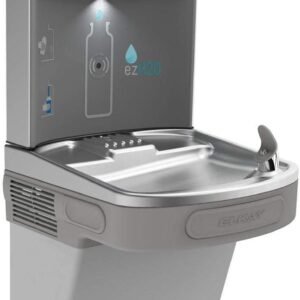 Elkay LZS8WSLP Enhanced ezH2O Bottle Filling Station & Single ADA Cooler Filtered Refrigerated Light Gray