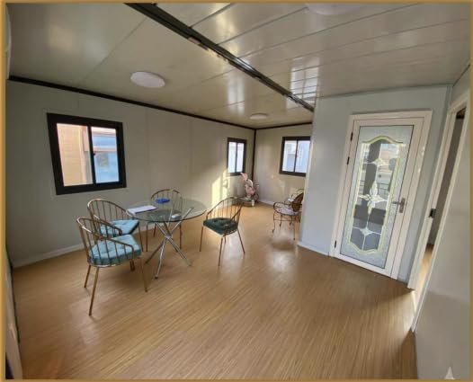 Expandable Prefabricated Container House with Lockable Windows and Doors for Camping, Storage, Outdoor Living (20 Feet), Prefab House for Living,... - Image 3
