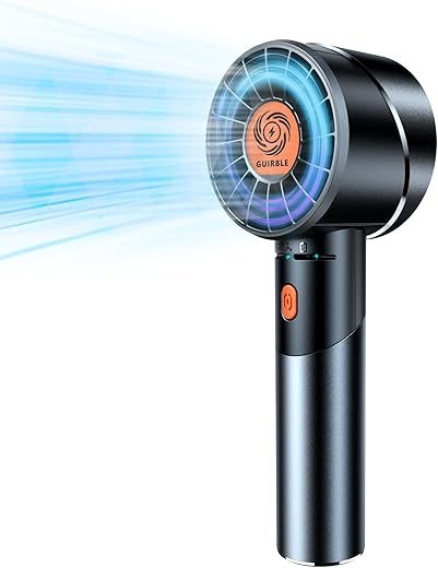 Handheld Fan,Portable Turbo Fan,Powerful Personal Fan(7000rpm High-Speed Motor,Battery Work 3-16 H),USB Rechargeable Mini Handheld Fan for...