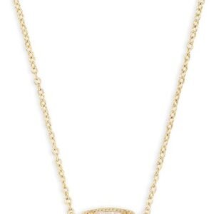 Kendra Scott Elisa Pendant Necklace for Women, Fashion Jewelry, 14k Gold-Plated