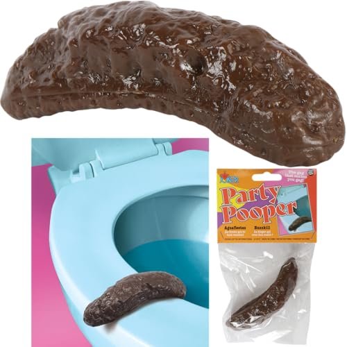 Loftus Gross Party Pooper Fake Poo Toy, Brown, 4" - Image 2
