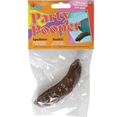 Loftus Gross Party Pooper Fake Poo Toy, Brown, 4" - Image 3