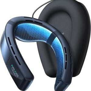 TORRAS 2025 Upgraded COOLiFY Cyber Neck Fan Air Conditioner | Wearable Neck Fan Rechargeable with 6000mAh Battery & 3D Immersive Cooling Tech,...