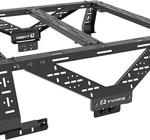Tyger Auto Plate Style Overland Bed Rack for Mid-Size Pickup Trucks | Compatible with Tacoma, Ranger, Gladiator, Colorado, Canyon (See Image for...