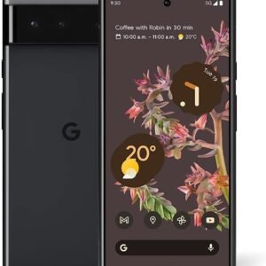 Google Pixel 6 5G, US Version, 128GB, Stormy Black - Unlocked (Renewed)