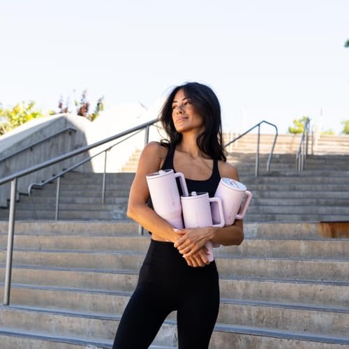 HydroJug Traveler - 40 oz Water Bottle with Handle & Flip Straw - Fits in Cup Holder, Leak Resistant Tumbler-Reusable Insulated Stainless Steel &... - Image 5