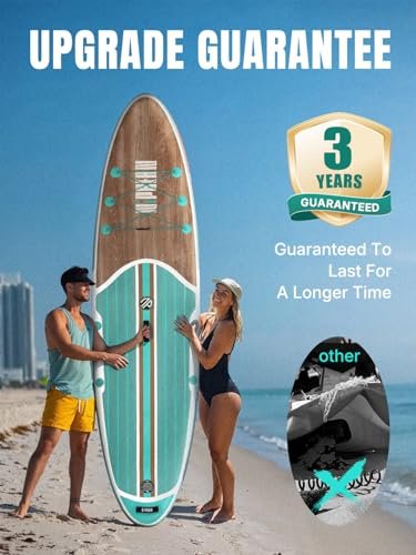 Niphean Inflatable Stand Up Paddle Board with SUP Accessories, Anti-Slip EVA Deck, 10’6’’ Inflatable Paddle Boards for Adults & Youth of All Skill... - Image 3