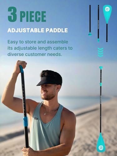 Niphean Inflatable Stand Up Paddle Board with SUP Accessories, Anti-Slip EVA Deck, 10’6’’ Inflatable Paddle Boards for Adults & Youth of All Skill... - Image 6