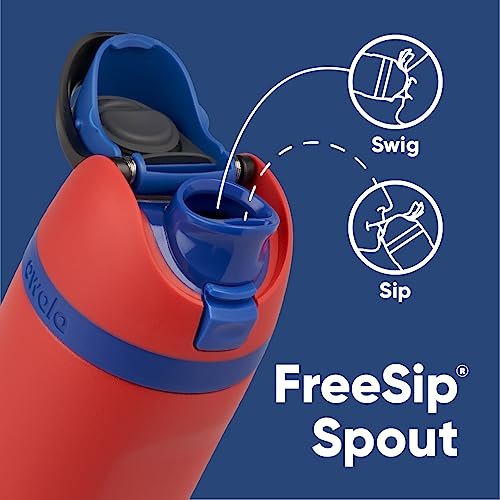 Owala Marvel FreeSip Insulated Stainless Steel Water Bottle with Straw for Sports and Travel, BPA-Free Sports Water Bottle, 24 oz, Spiderman - Image 2