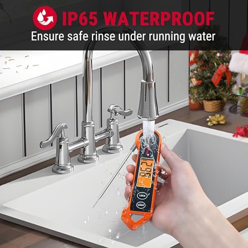 ThermoPro TP19H Digital Meat Thermometer for Cooking with Ambidextrous Backlit and Motion Sensing Kitchen Cooking Food Thermometer for BBQ Grill... - Image 4