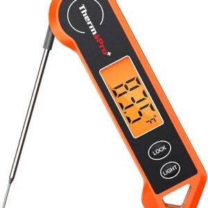 ThermoPro TP19H Digital Meat Thermometer for Cooking with Ambidextrous Backlit and Motion Sensing Kitchen Cooking Food Thermometer for BBQ Grill...