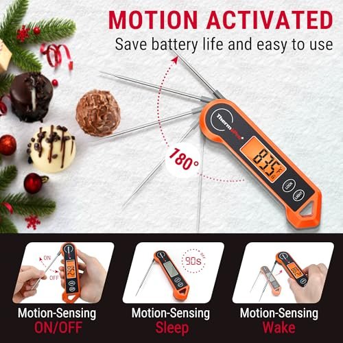 ThermoPro TP19H Digital Meat Thermometer for Cooking with Ambidextrous Backlit and Motion Sensing Kitchen Cooking Food Thermometer for BBQ Grill... - Image 5