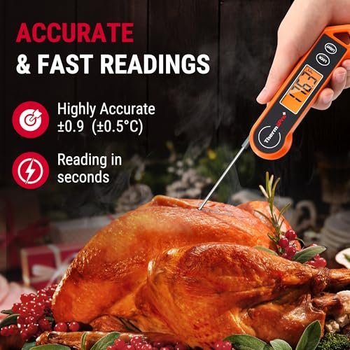 ThermoPro TP19H Digital Meat Thermometer for Cooking with Ambidextrous Backlit and Motion Sensing Kitchen Cooking Food Thermometer for BBQ Grill... - Image 6