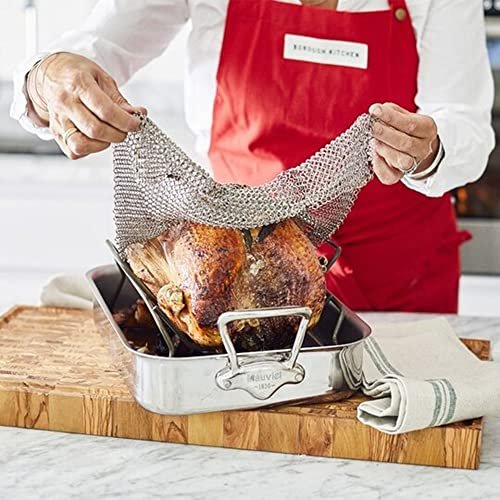 1 Stainless Steel Chain Chain Home Cookware BBQ Baking Cooking Utensils for Frying Pan Bakeware Kitchen to - Image 3