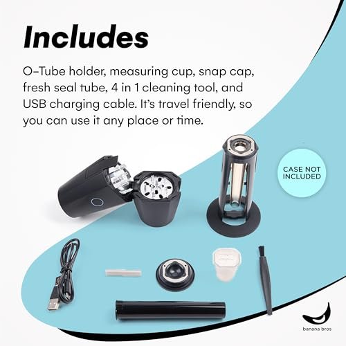 Banana Bros OTTO Electric Smart Spice Grinder - Automatic Herb Grinder with Smart Technology - Rechargeable via USB - Portable Milling for Dry... - Image 2