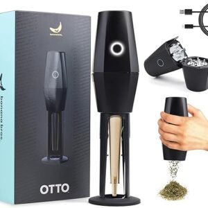Banana Bros OTTO Electric Smart Spice Grinder - Automatic Herb Grinder with Smart Technology - Rechargeable via USB - Portable Milling for Dry...