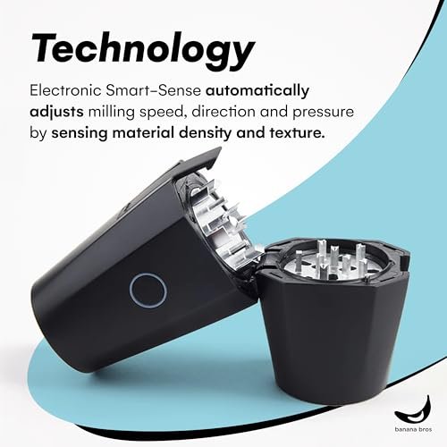 Banana Bros OTTO Electric Smart Spice Grinder - Automatic Herb Grinder with Smart Technology - Rechargeable via USB - Portable Milling for Dry... - Image 5