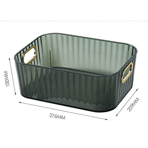 FMURY Desktop Storage Box Light Luxury Cosmetic Stationery Blanket Macaron Sundry Snack Office Home Holder(Orange) - Image 4