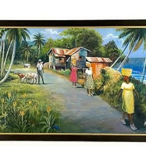TradeInc Enterprises Most Expensive Painting on Amazon from Famous Caribbean Artist Ryan Williams - Collectible Paintings Cultural Collectors Item...