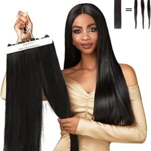 TRIIPPY Straight Bundles Human Hair,100% Raw Cambodian Hair Sew In Weave 3 Bundles,Triple The Lifespan Over Regular Virgin Hair Bundle,No.1 Raw...