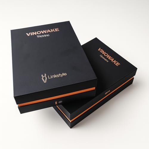 VINOWAKE Deluxe Wine Gadget Duo – TRIOVINO 3-in-1 Electric Wine Aerator + OPENERO Electric Wine Opener (Silver Bundle) - Image 4