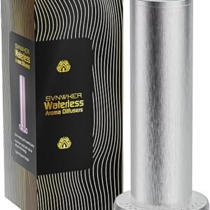 Waterless Essential Oil Diffuser,Aromatherapy Diffusers,Scent Diffusers for Home,Large Room, Hotel Scent Diffuser, 1000sq.ft, Aroma Diffusers (Silver)