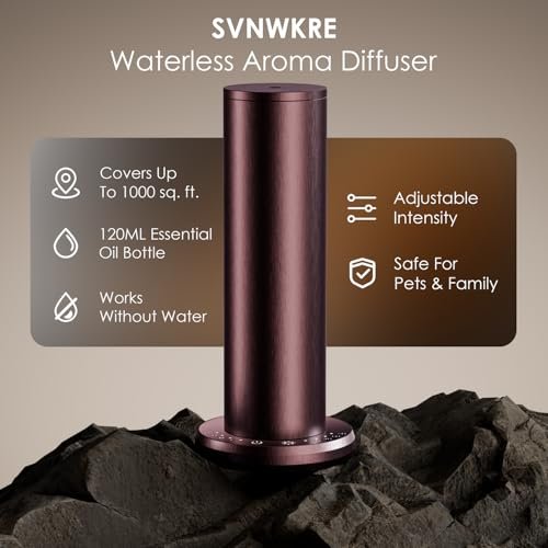Waterless Essential Oil Diffuser,Oil Diffuser,Aromatherapy Diffusers,Scent Diffusers for Home,Large Room, Hotel Scent Diffuser, 1000sq.ft, Aroma... - Image 2