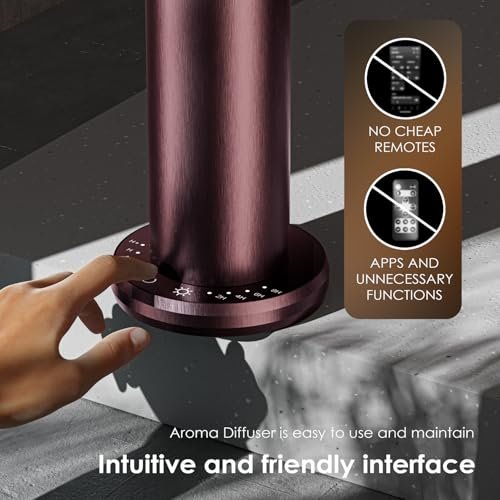 Waterless Essential Oil Diffuser,Oil Diffuser,Aromatherapy Diffusers,Scent Diffusers for Home,Large Room, Hotel Scent Diffuser, 1000sq.ft, Aroma... - Image 4